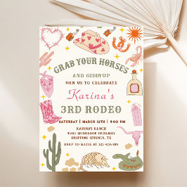 Invitación a la fiesta de cumpleaños del Rodeo de