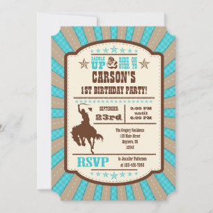 Invitación a la fiesta de cumpleaños del Rodeo Tur