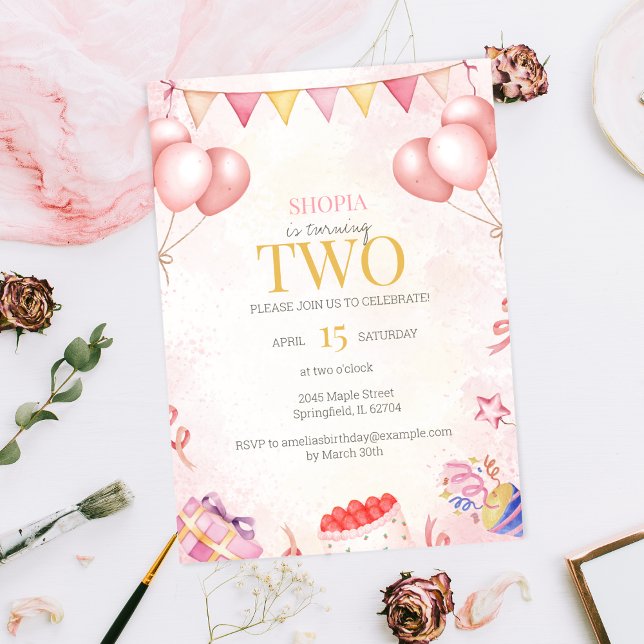 Invitación a la fiesta de cumpleaños del segundo g (Subido por el creador)