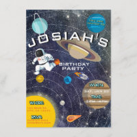 Invitación a la fiesta de cumpleaños del sistema s