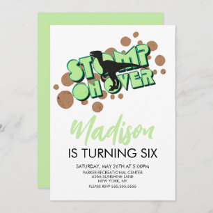 Invitación a la fiesta de cumpleaños del tema de l