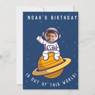 Invitación a la fiesta de cumpleaños del tema del 