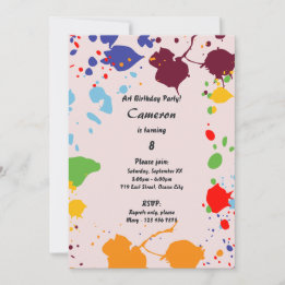 Invitación a la Fiesta de Cumpleaños del Tema del
