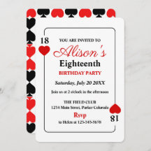 Invitación a la fiesta de cumpleaños del tema del 