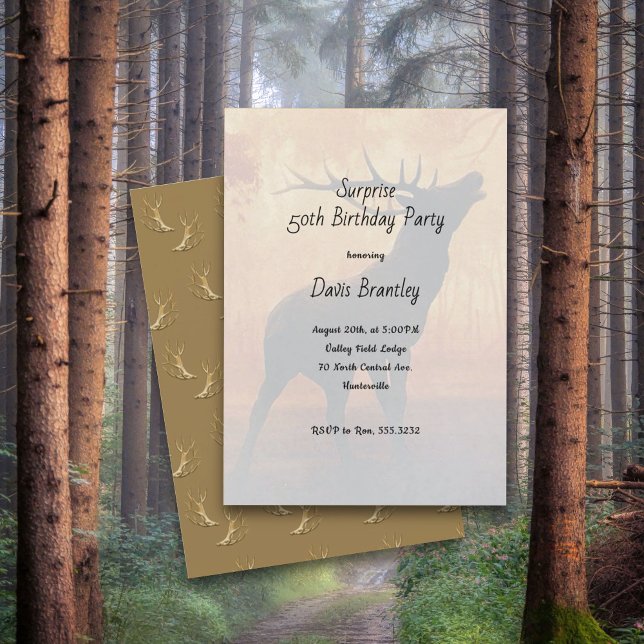 Invitación a la fiesta de cumpleaños del venado de (Subido por el creador)