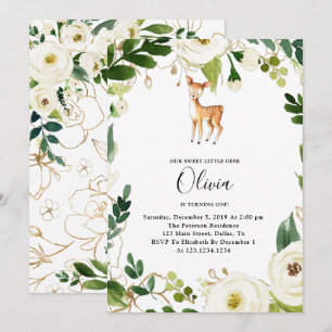 Invitación a la fiesta de cumpleaños del venado fl
