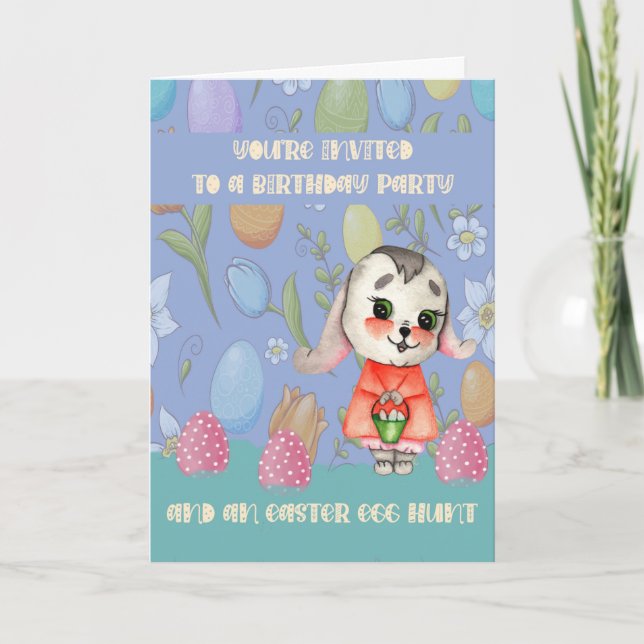 Invitación a la fiesta de cumpleaños Domingo de Pa (Anverso)