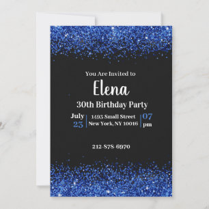 Invitación a la fiesta de cumpleaños elegante en n