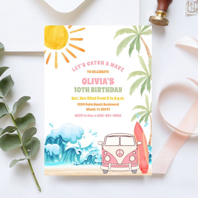 Invitación a la Fiesta de Cumpleaños en la Playa (Subido por el creador)