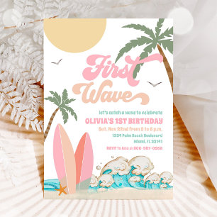 Invitación a la Fiesta de Cumpleaños en la Playa