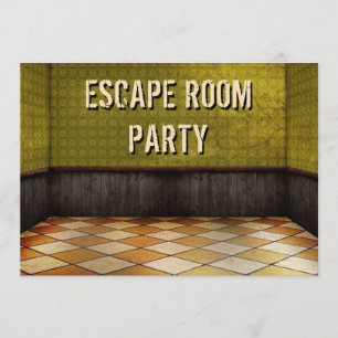 Invitación a la fiesta de cumpleaños en la sala de
