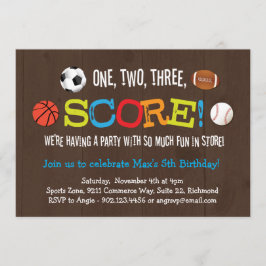 Invitación a la fiesta de cumpleaños final de la p