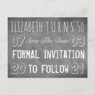 Invitación a la fiesta de cumpleaños, guardar la f