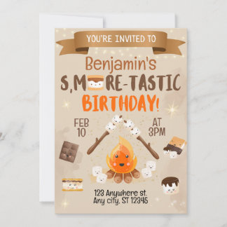 Invitación a la fiesta de cumpleaños infantil de S