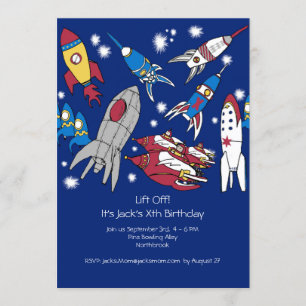 Invitación a la fiesta de cumpleaños inspirada en