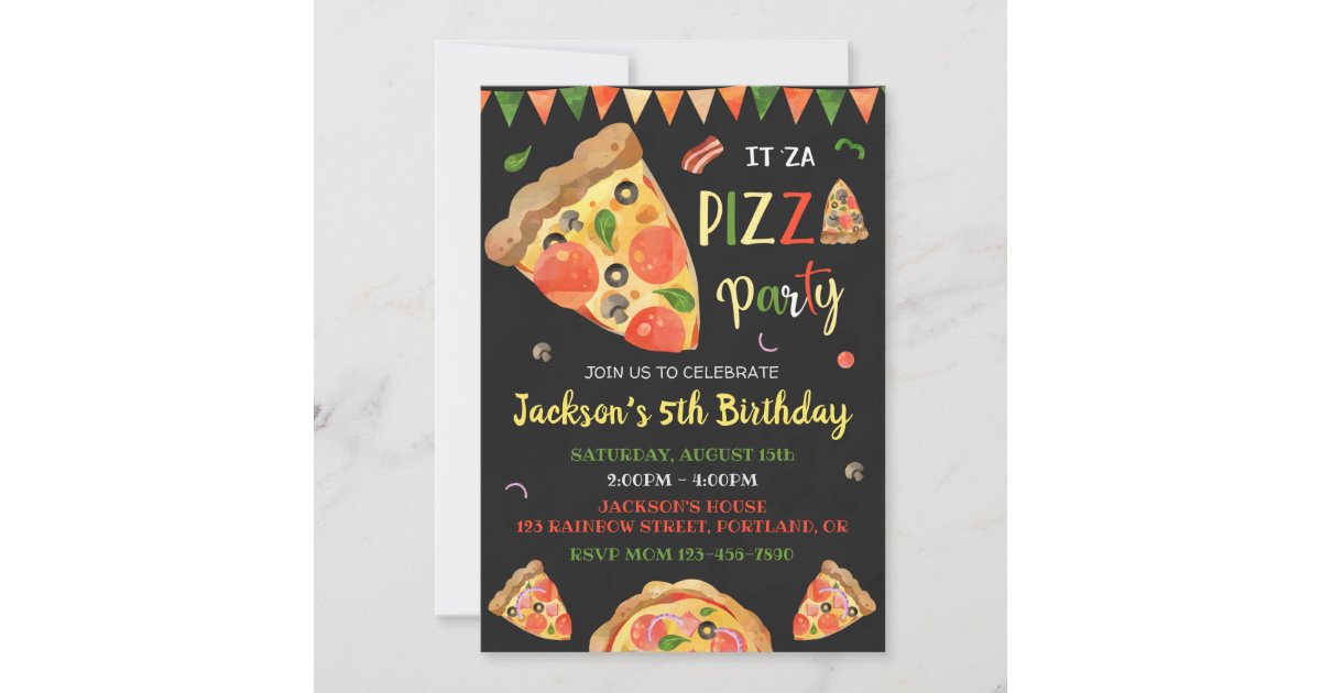 Invitación a la fiesta de cumpleaños italiana Zazzle.es