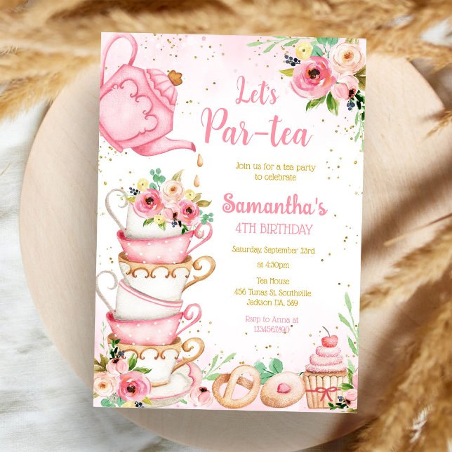 Invitación a la fiesta de cumpleaños Let's Par-tea (Subido por el creador)