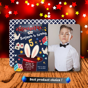 Invitación a la fiesta de cumpleaños mágico para n