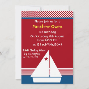 invitación a la fiesta de cumpleaños náutica en ba