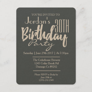 Invitación a la fiesta de cumpleaños neutral de gé