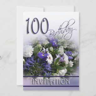 Invitación a la fiesta de cumpleaños número 100 -