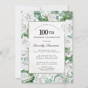 Invitación a la fiesta de cumpleaños número 100 de
