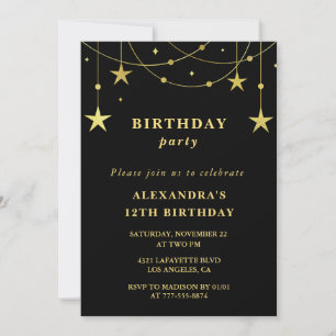Invitación a la fiesta de cumpleaños número 12 Chi
