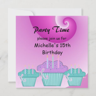 Invitación a la fiesta de cumpleaños número 15
