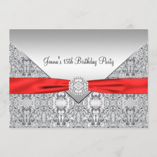 Invitación a la fiesta de cumpleaños número 15 de