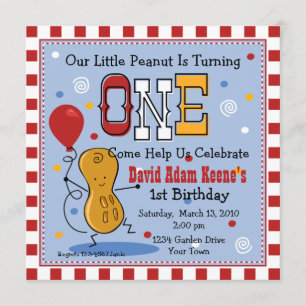 Invitación a la fiesta de cumpleaños número 1 de L