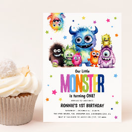 Invitación a la fiesta de cumpleaños número 1 de n