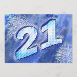 Invitación a la fiesta de cumpleaños número 21