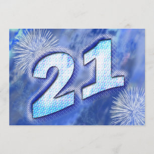 Invitación a la fiesta de cumpleaños número 21