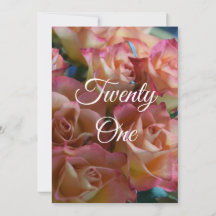 Invitación a la fiesta de cumpleaños número 21 de