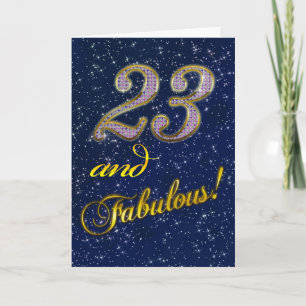 Invitación a la fiesta de cumpleaños número 23