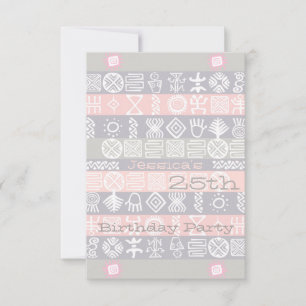 Invitación a la fiesta de cumpleaños número 25