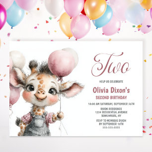 Invitación a la fiesta de cumpleaños número 2 de l