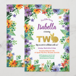 invitación a la fiesta de cumpleaños número 2 de P