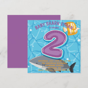 Invitación a la fiesta de cumpleaños número 2 de T