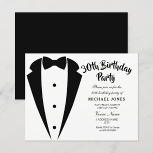 Invitación a la fiesta de cumpleaños número 30