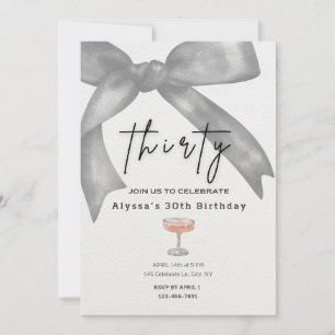 Invitación a la fiesta de cumpleaños número 30