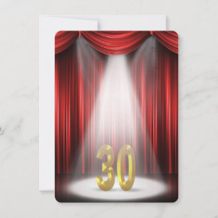 Invitación a la fiesta de cumpleaños número 30