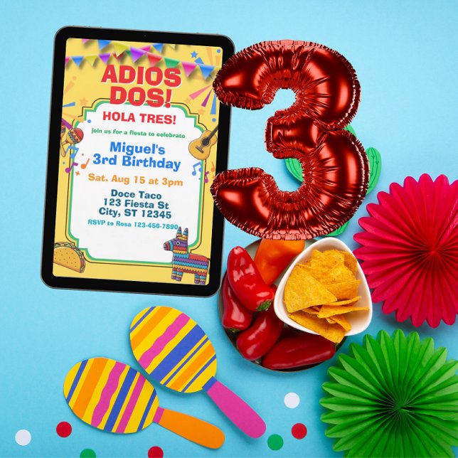 Invitación a la Fiesta de Cumpleaños número 3 de A (Subido por el creador)