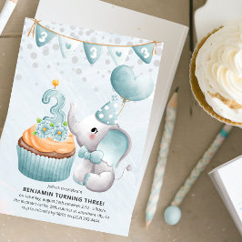 Invitación a la Fiesta de Cumpleaños número 3 del
