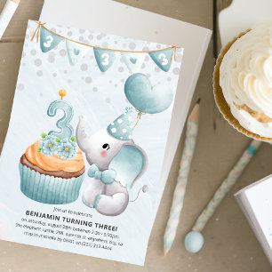Invitación a la Fiesta de Cumpleaños número 3 del 