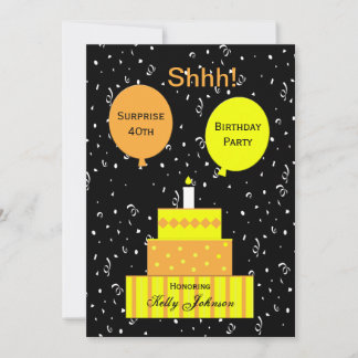 Invitación a la fiesta de cumpleaños número 40 de
