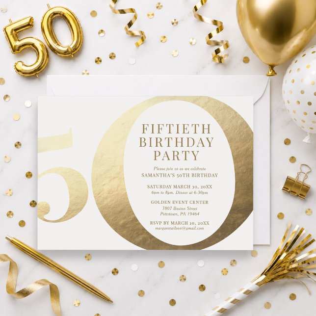 Invitación a la fiesta de cumpleaños número 50 (Subido por el creador)