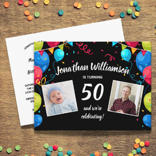 Invitación a la Fiesta de Cumpleaños número 50, 2 