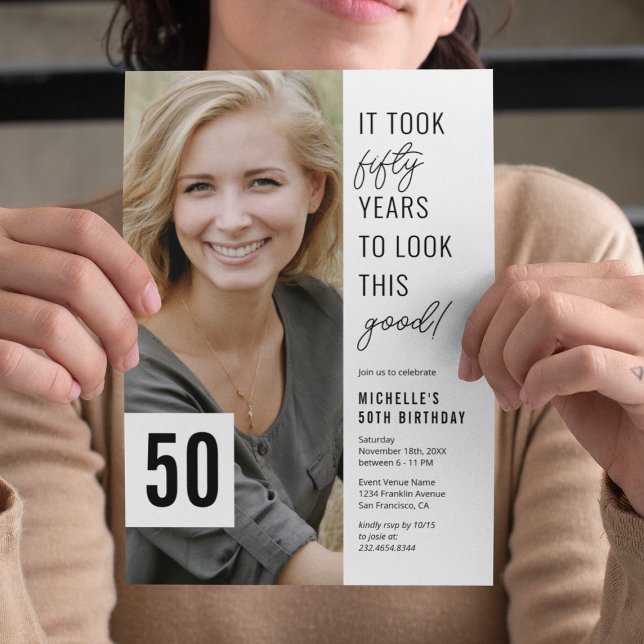 Invitación a la fiesta de cumpleaños número 50 Chi (Subido por el creador)