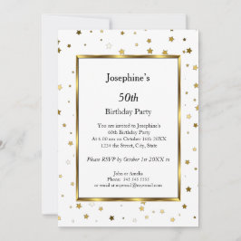 Invitación a la fiesta de cumpleaños número 50 de 